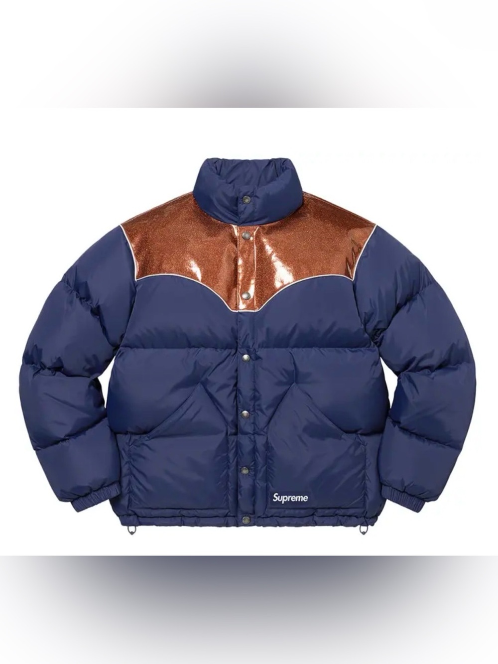 Supreme Glitter Yoke Down Puffer Jacket